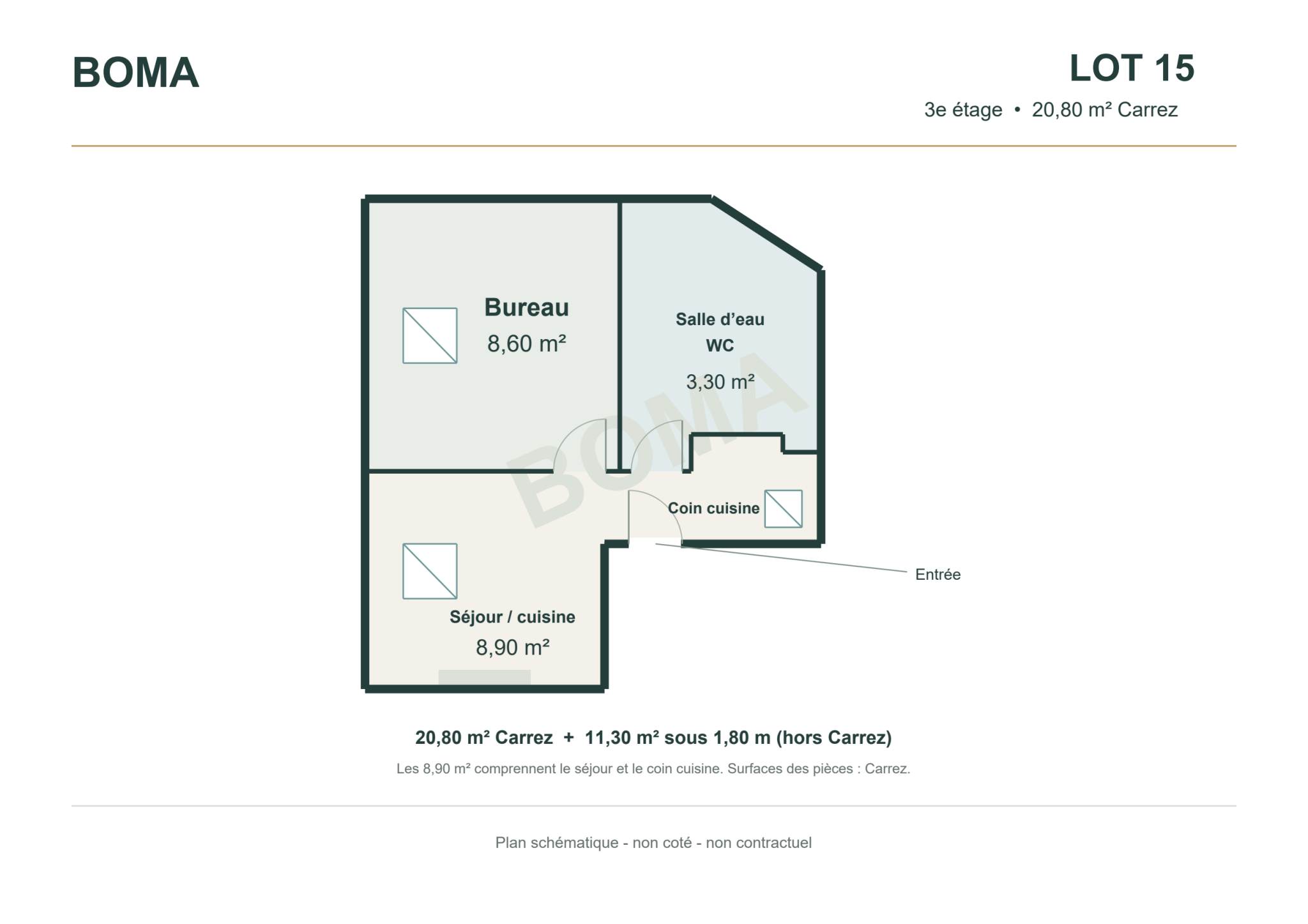 Appartement à vendre à Le havre, 20,8 m², 2 pièces – photo 1 sur 6