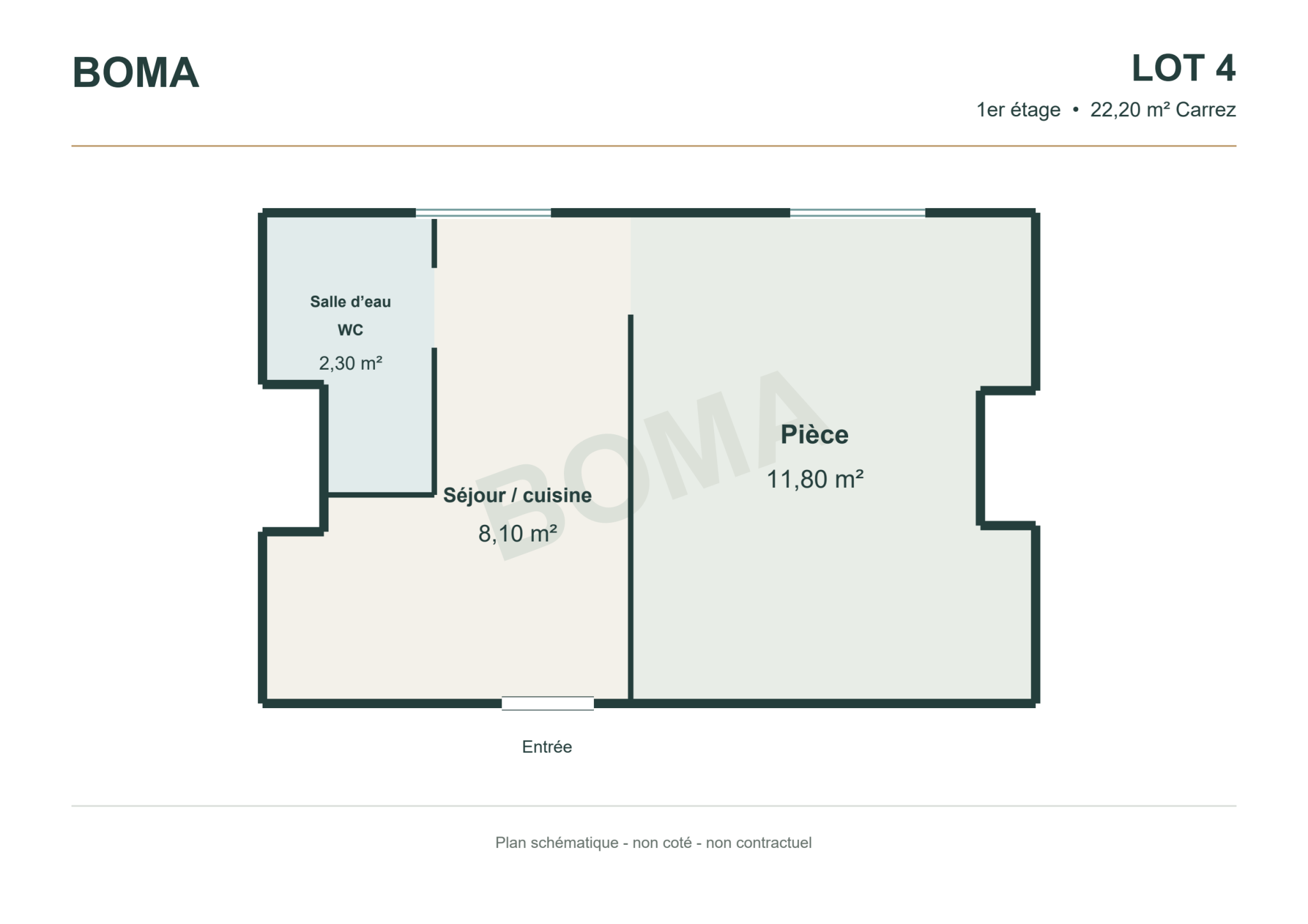 Studio à vendre à Le havre, 22,2 m², 1 pièce – photo 1 sur 8